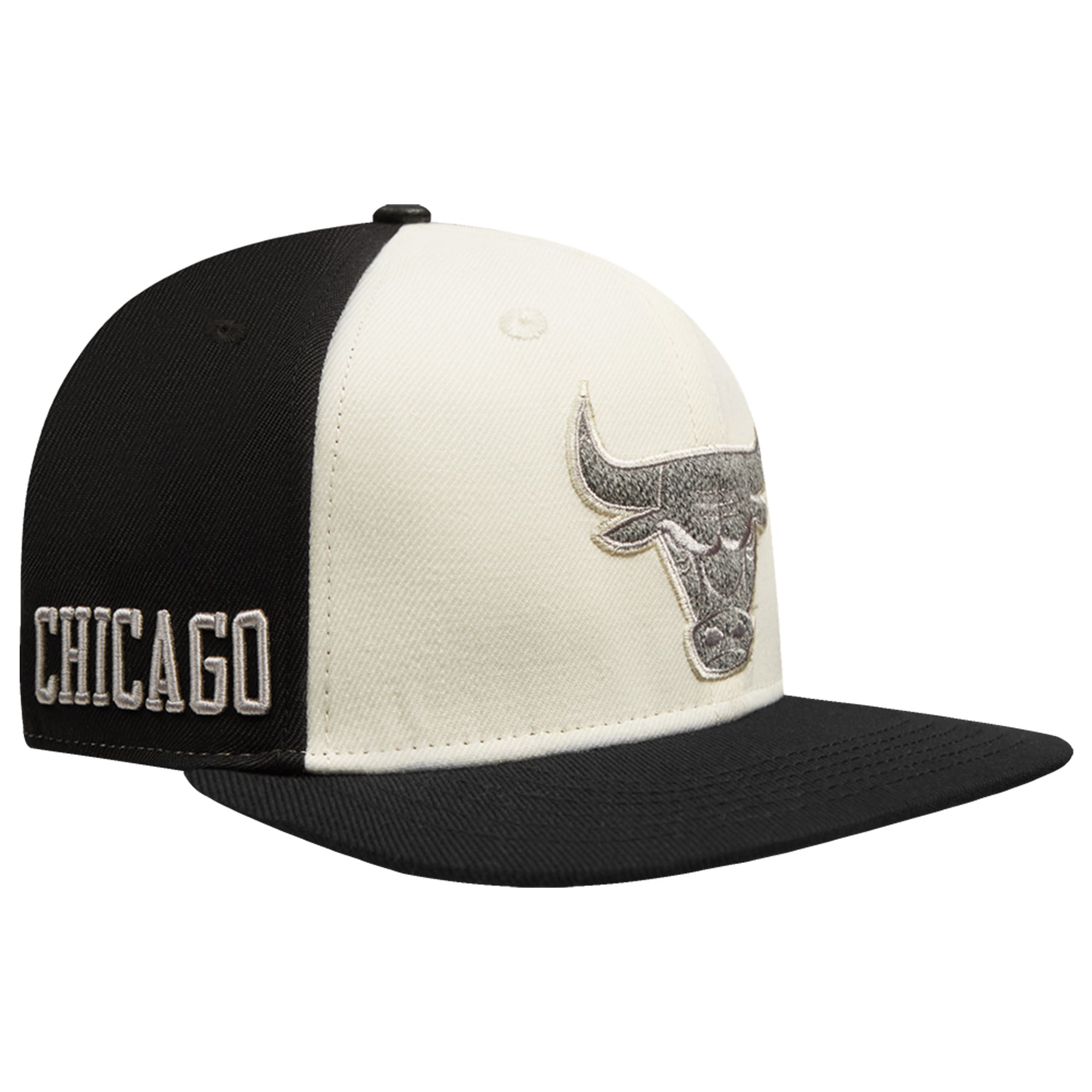 Men's Chicago Bulls Pro Standard Cream French Terry Snapback Hat